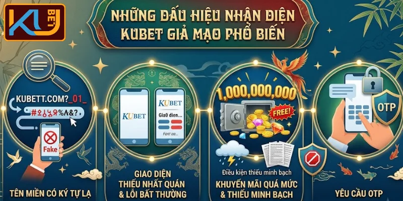 Cách nhận diện KUBET giả mạo