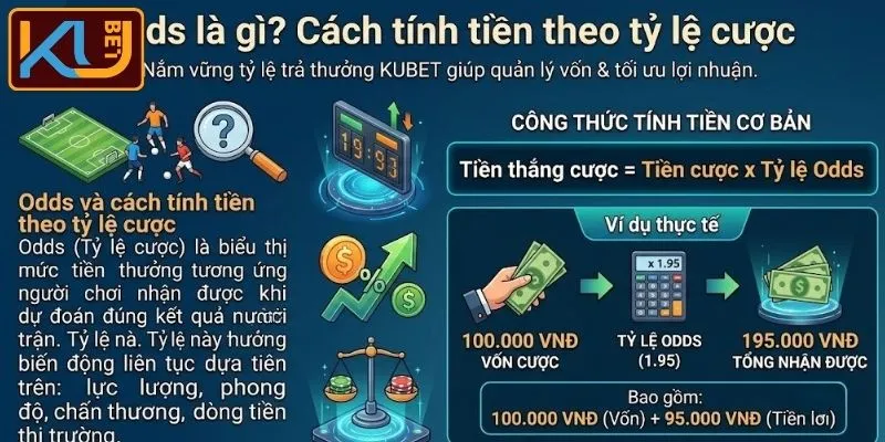 Odds và cách tính tiền theo tỷ lệ cược