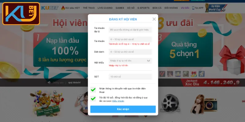 Quy trình đăng ký KUBET chi tiết từ A đến Z