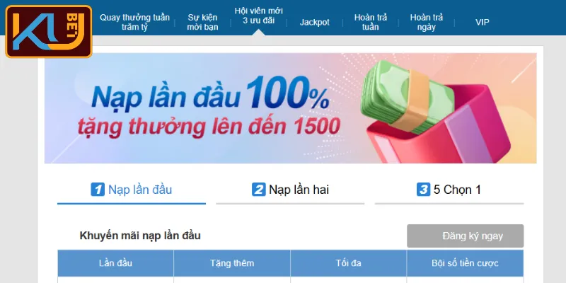 Tổng hợp khuyến mãi KUBET cho hội viên mới